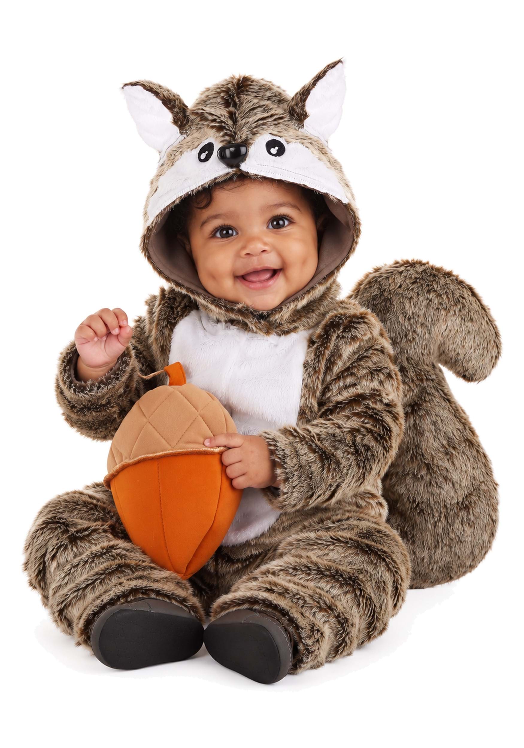 Grey Squirrel Infant Costume | Animal Costumes