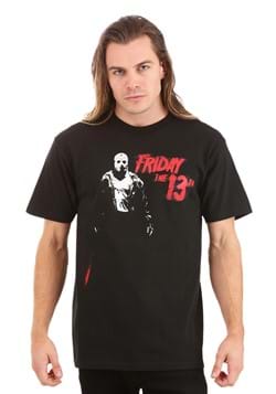 Jason Vorhees Friday the 13th Adult Black Shirt