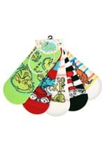 Dr. Seuss Adult 5 Pair No Show Sock Set Alt 1
