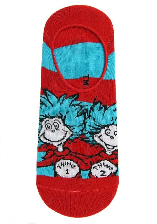 Dr. Seuss No Show Sock Set 5 Pairs for Adults