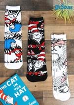 Adult The Cat in the Hat Crew Sock Set 3 Pairs-0