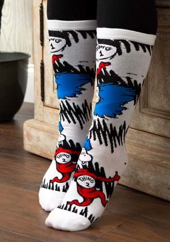 The Cat in the Hat Adult Crew Sock Set for Adults