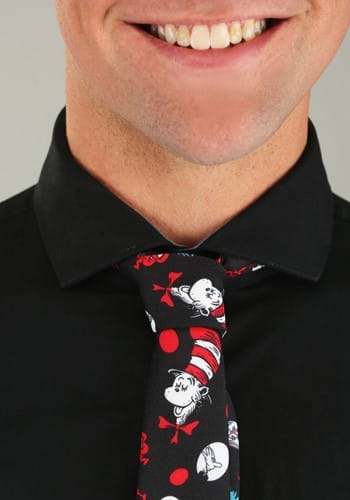 Dr. Seuss The Cat in the Hat Pattern Adult Necktie | Dr. Seuss Accessories