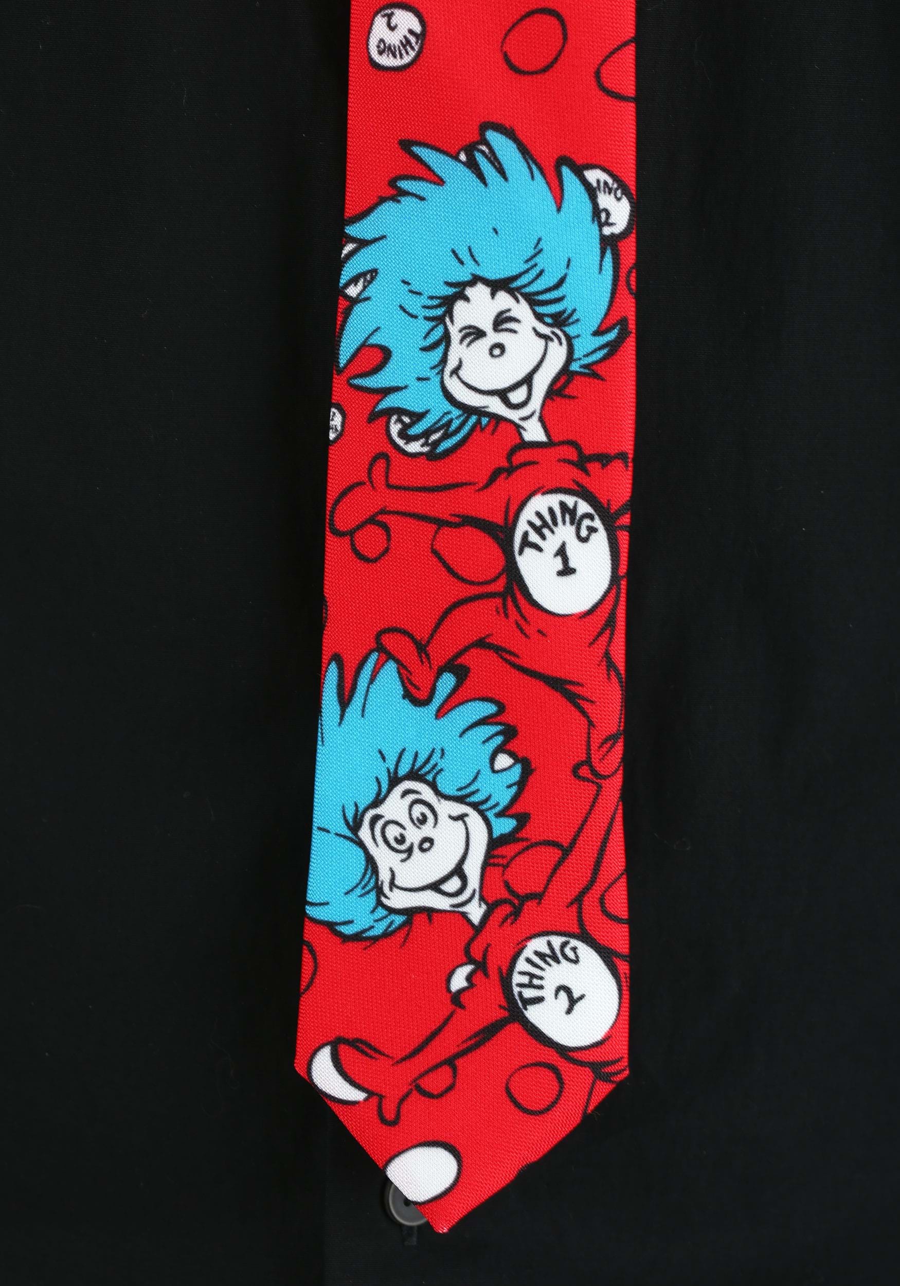 Thing 1&2 Adult Character Necktie