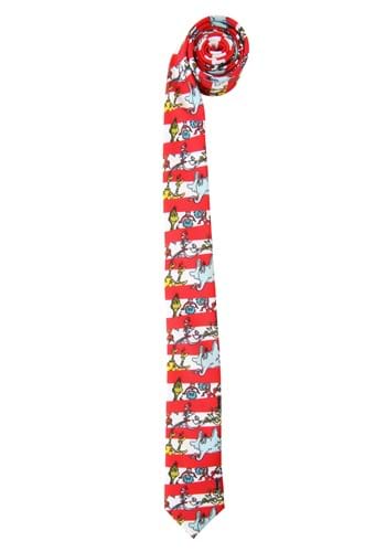 Dr. Seuss Characters & Stripes Necktie for Adults