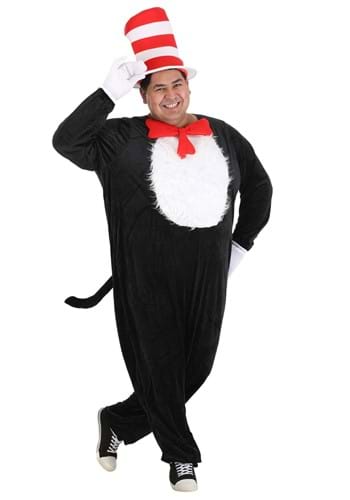 Plus Size Adult Cat in the Hat Costume