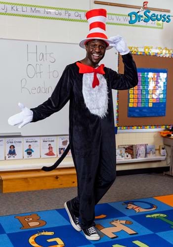 Dr. Seuss Cat in the Hat Costume for Adults-0