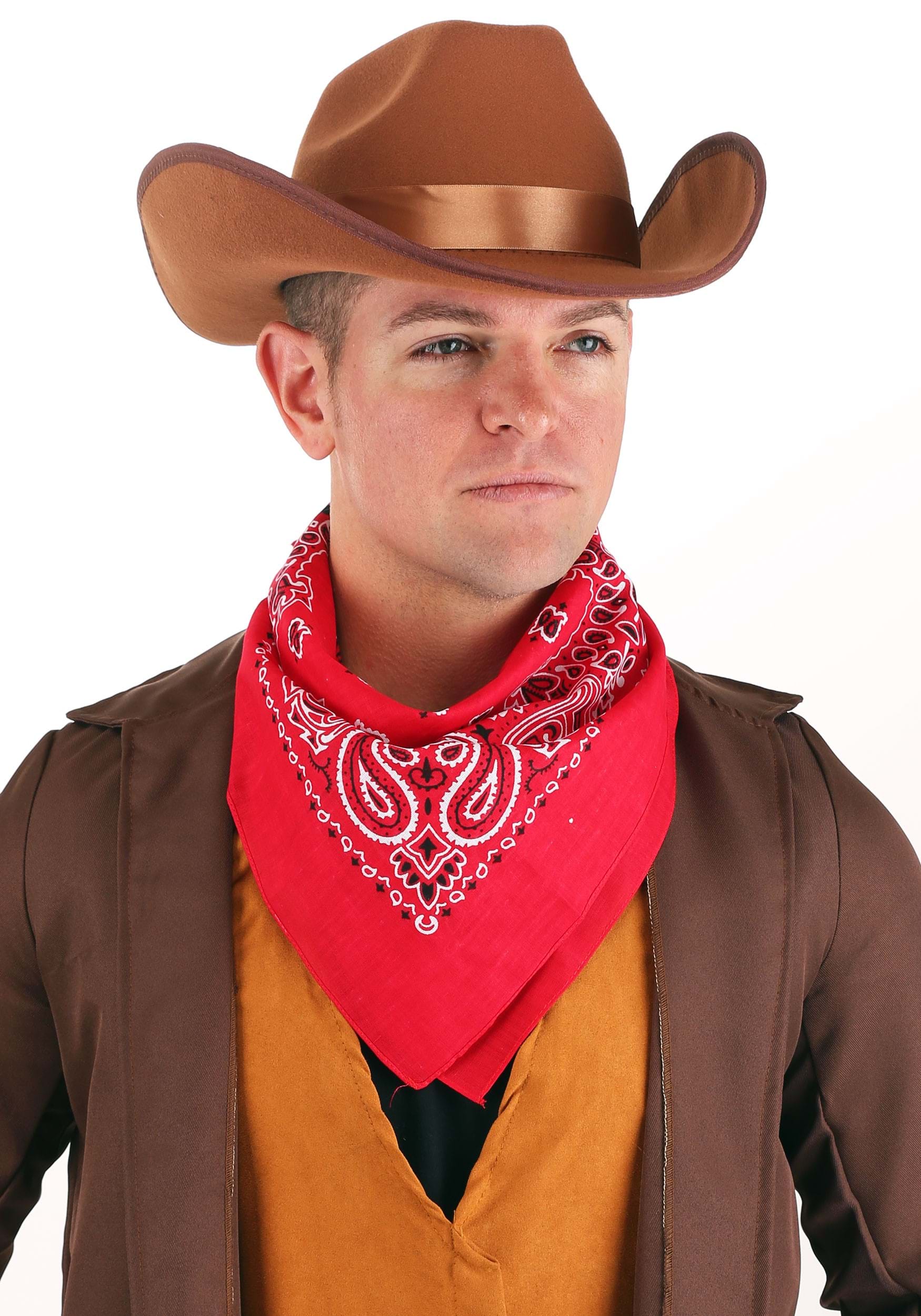 Sombrero de disfraz de vaquero de Vigilante Out Western Brown Multicolor