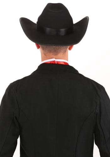 Black Outlaw Cowboy Costume Hat