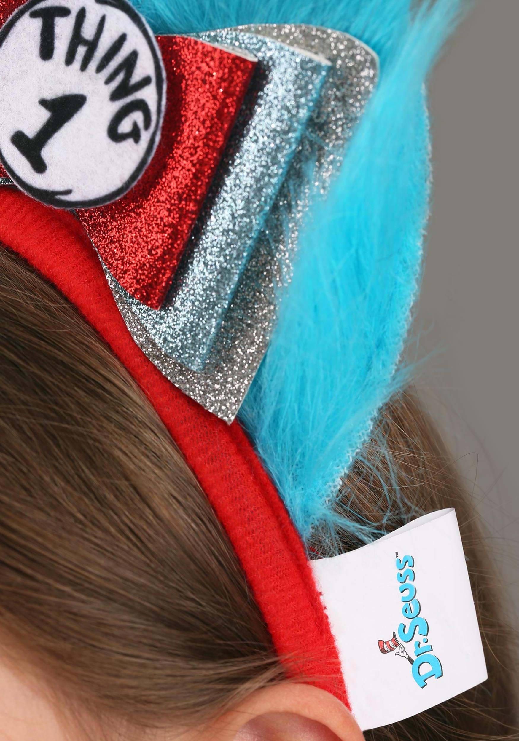 Blue Thing 1 & 2 Fuzzy Headband Costume