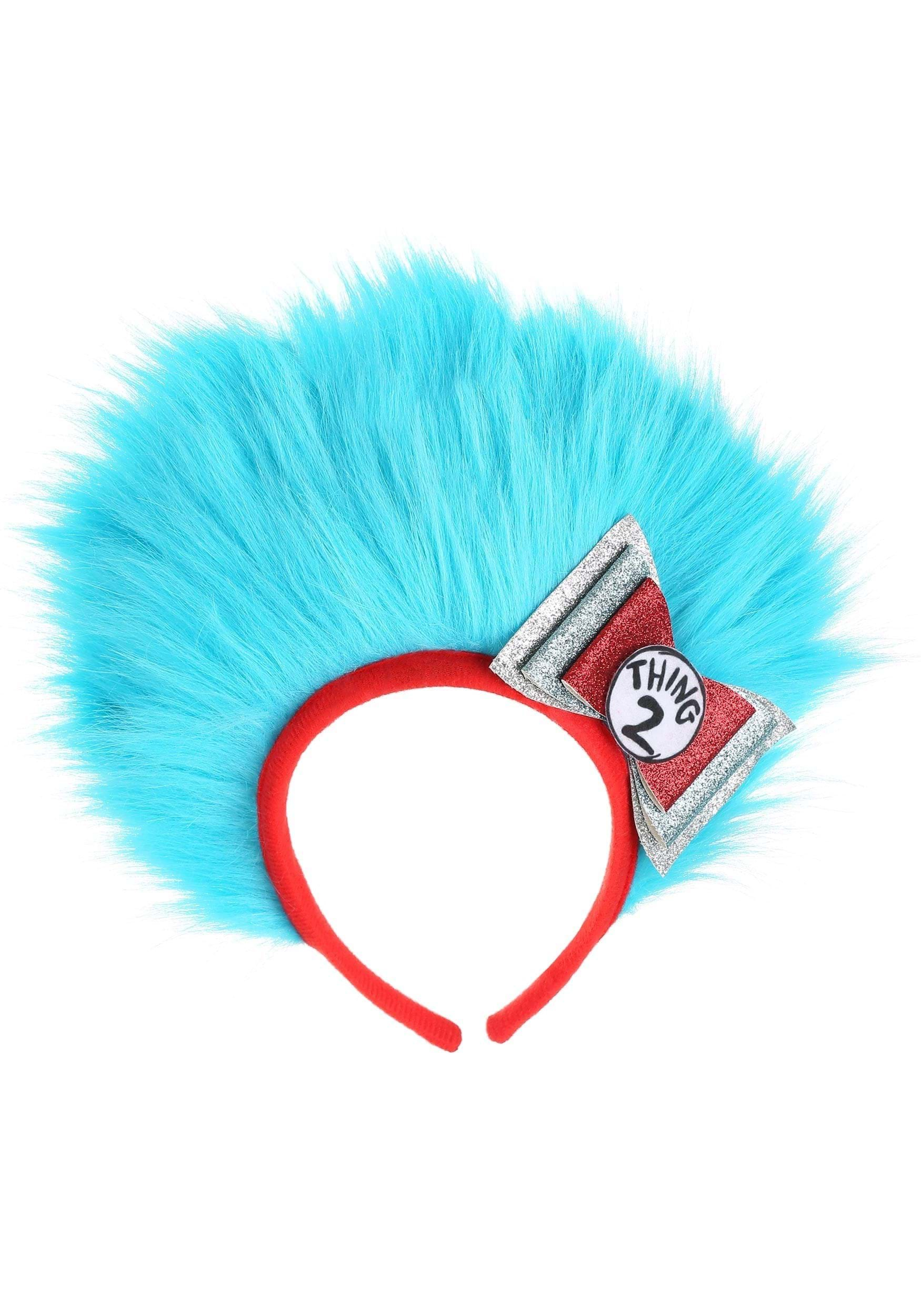 Blue Thing 1 & 2 Fuzzy Headband Costume