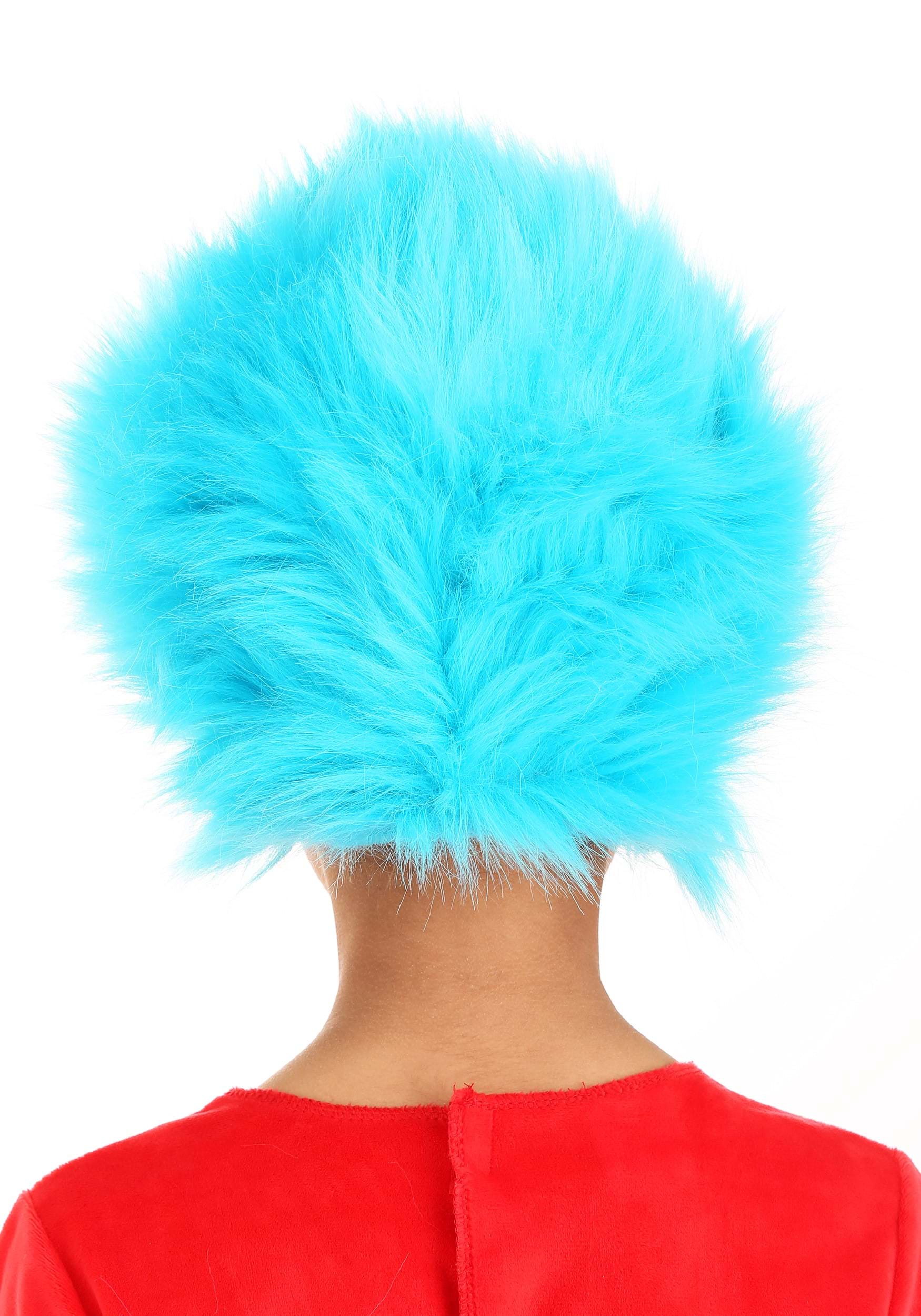 thing 2 blue wig