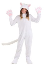Kids White Cat Costume Alt 2
