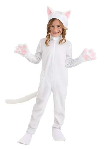 Toddler White Cat Costume