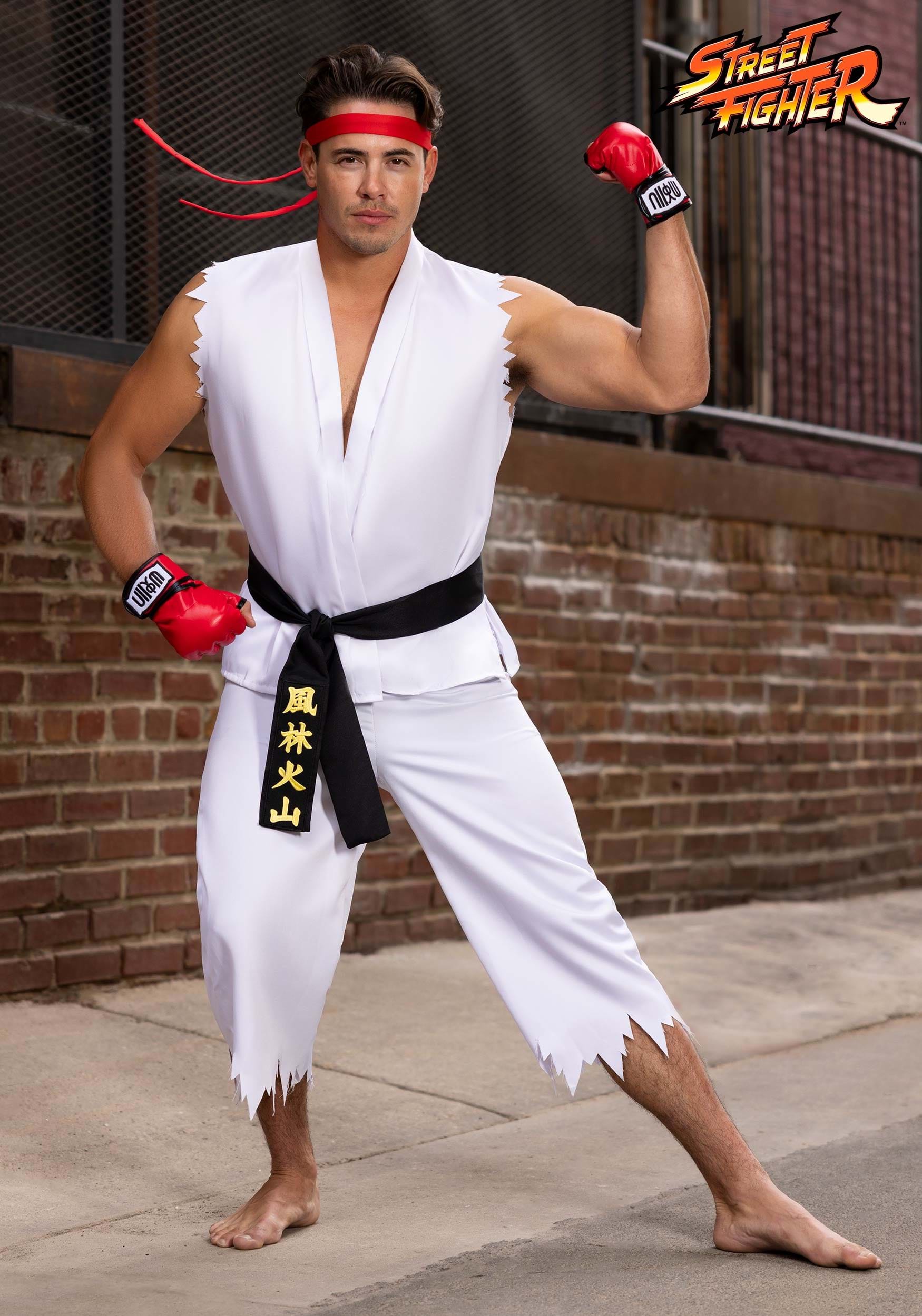 Street Fighter Ryu Costume for Adults