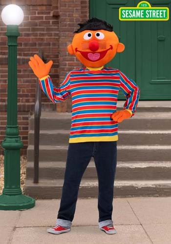 Plus Size Sesame Street Ernie Mascot Costume-update