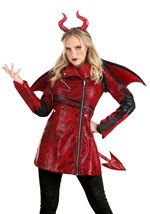 Womens Leather Devil Costume Alt 2