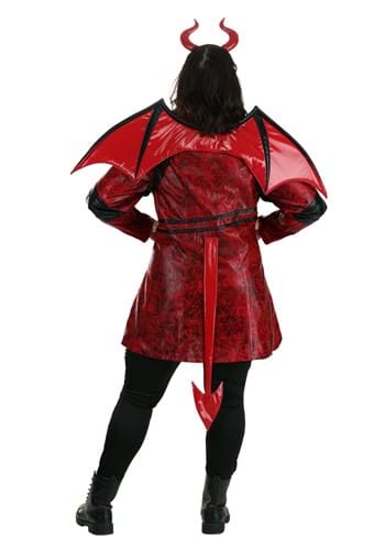 Plus Size Women's Leather Devil Costume