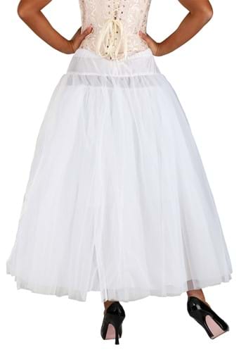 Full Length White Deluxe Petticoat