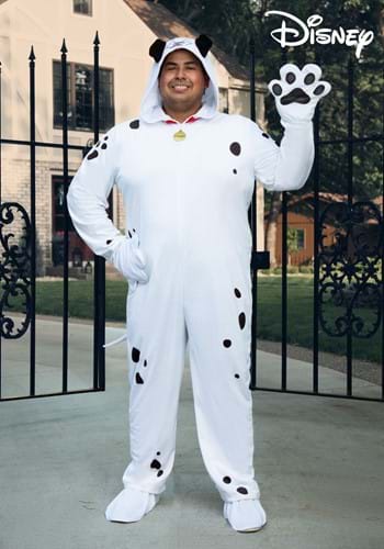 Plus Size 101 Dalmatians Pongo Adult Costume Onesie-2