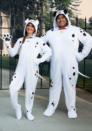 Plus Size Adult 101 Dalmatians Pongo Costume Onesie