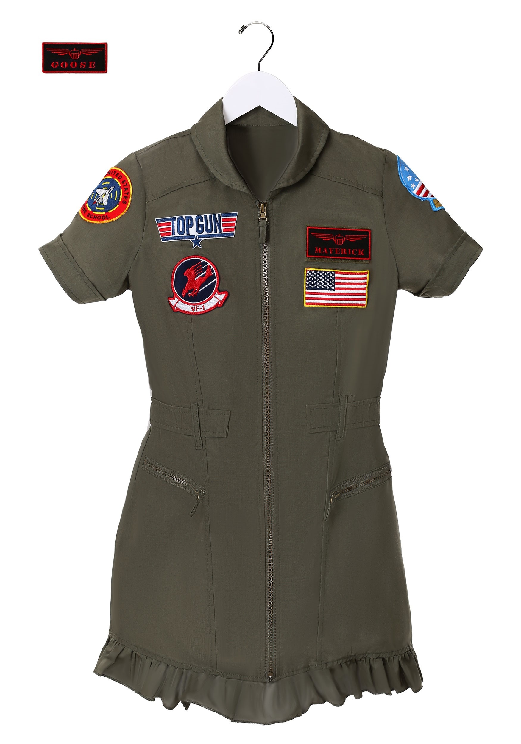 Top Gun Flight Dress Costume