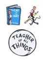 Cat in the Hat Teacher of All Things Patch Set Alt 2