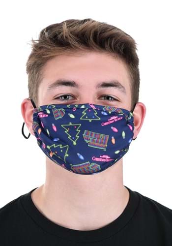 Christmas Vacation Neon All Over Print Adult Face Mask | Adult Face Masks
