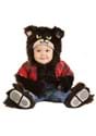 Infant Brown Werewolf Costume Alt 1