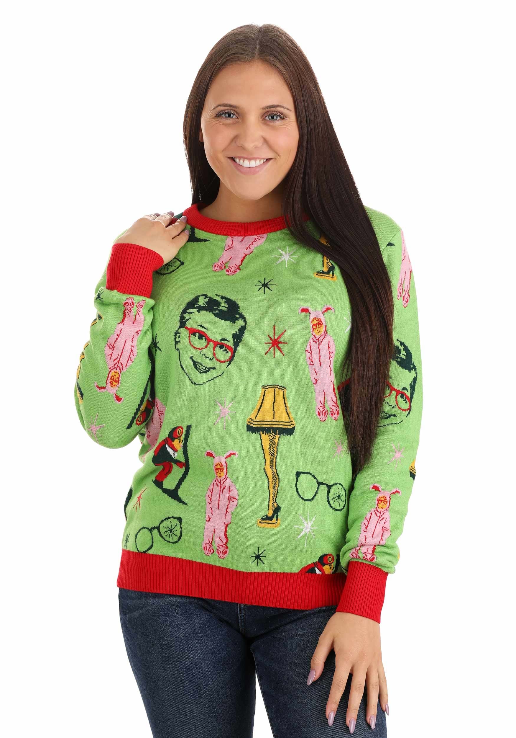 Adult A Christmas Story Ugly Christmas Sweater