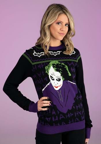 The Joker Dark Knight Ugly Christmas Sweater Alt 4