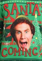 Santa's Coming Elf Ugly Christmas Sweatshirt Alt 7