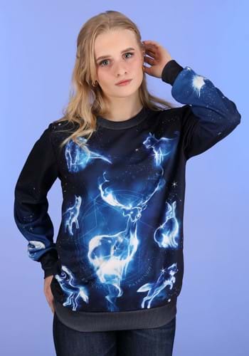 Harry Potter Patronus Adult Ugly Sweatshirt | Adult Harry Potter Apparel