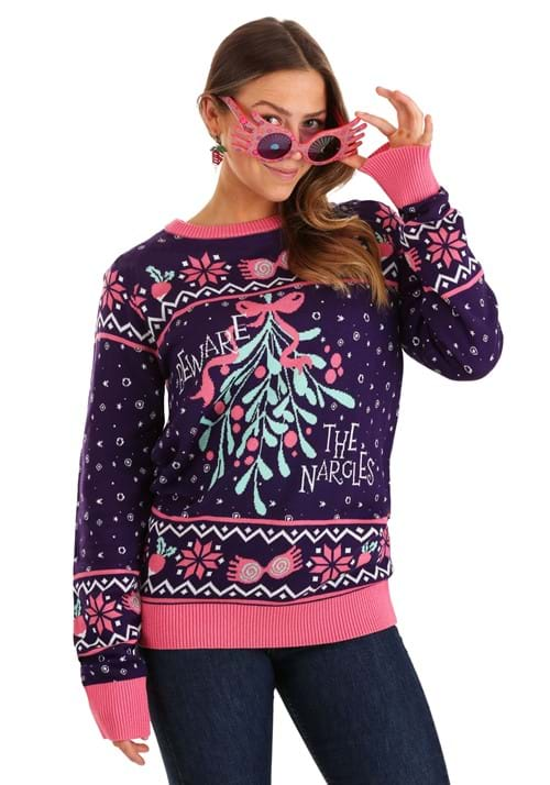 Harry Potter Luna Lovegood Adult Ugly Sweater