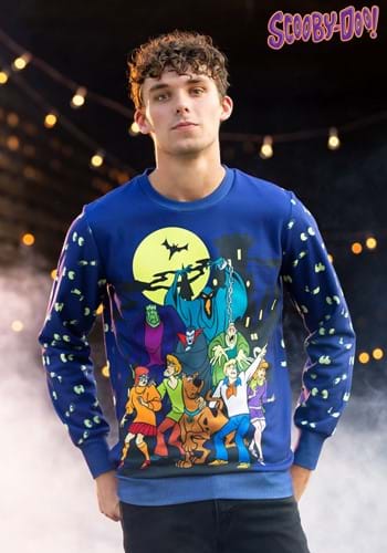 Scooby-Doo Glow-in-the-Dark Adult Halloween Sweatshirt main-