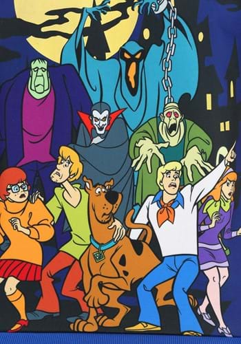 Adult Scooby-Doo Glow-in-the-Dark Halloween Sweatshirt