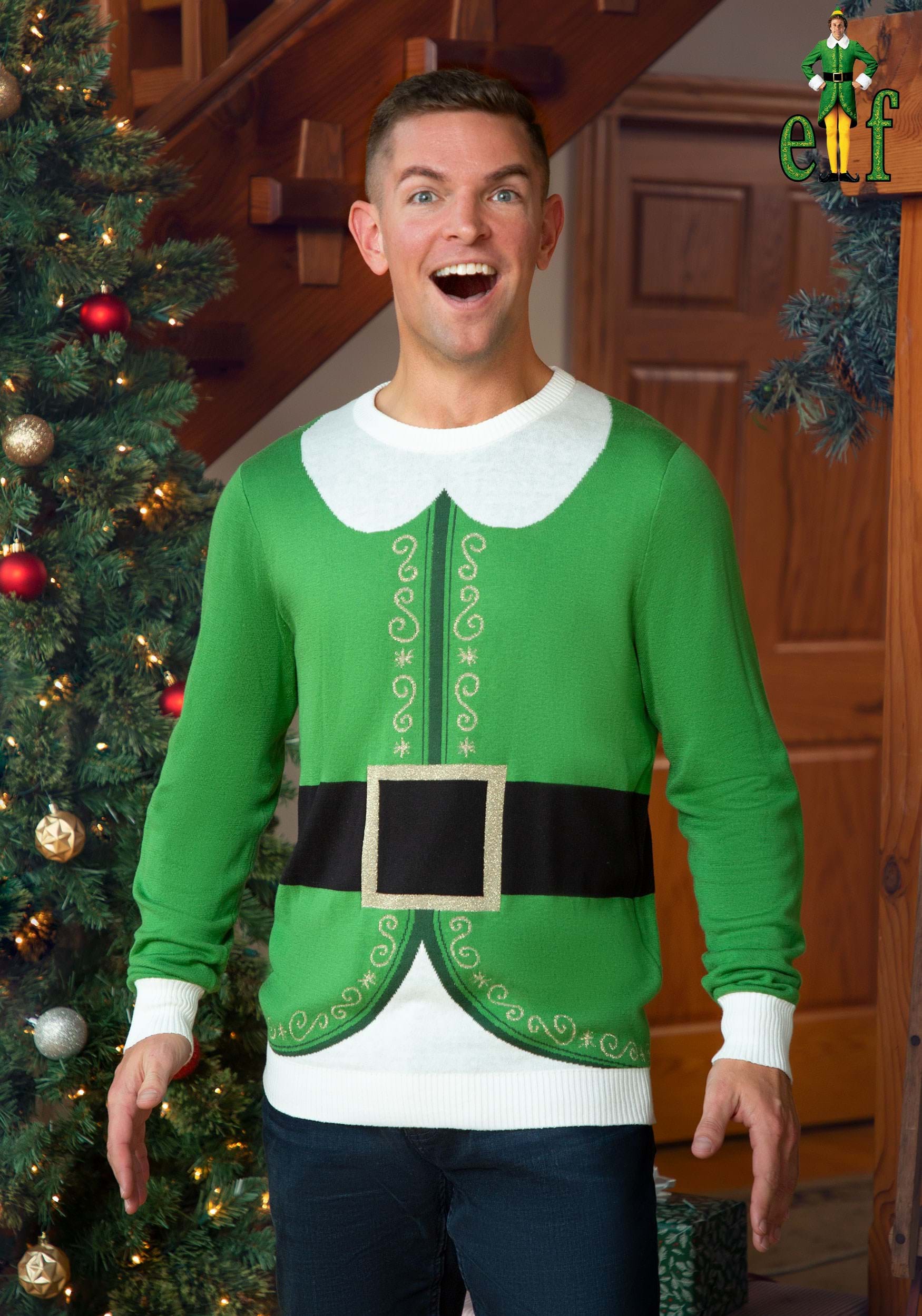 Buddy the Elf Adult Ugly Christmas Sweater