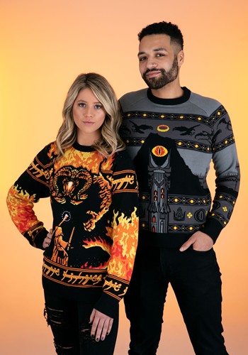 Adult Mordor Lord of the Rings Ugly Sweater | Lord of the Rings Apparel