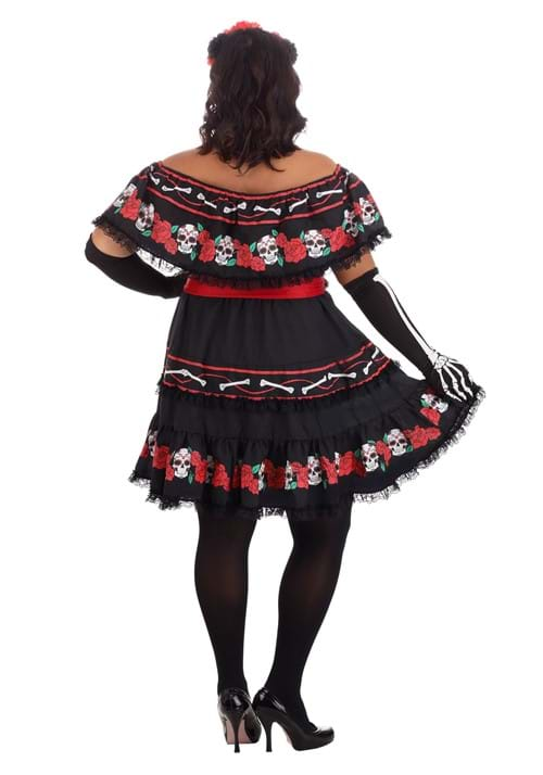 Plus Size Women's Sugar Skull Costume