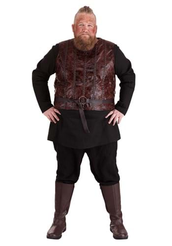 Plus Size Vikings Bjorn Ironside Costume for Men