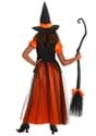 Girl's Orange Light-Up Witch Costume alt 1