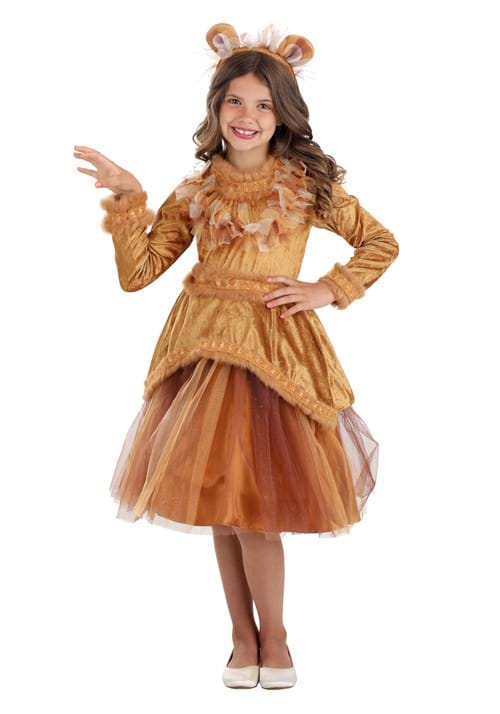 Lovely Lion Girls Costume Dress