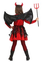 Girl's Sparkling Devil Dress Costume Alt 5