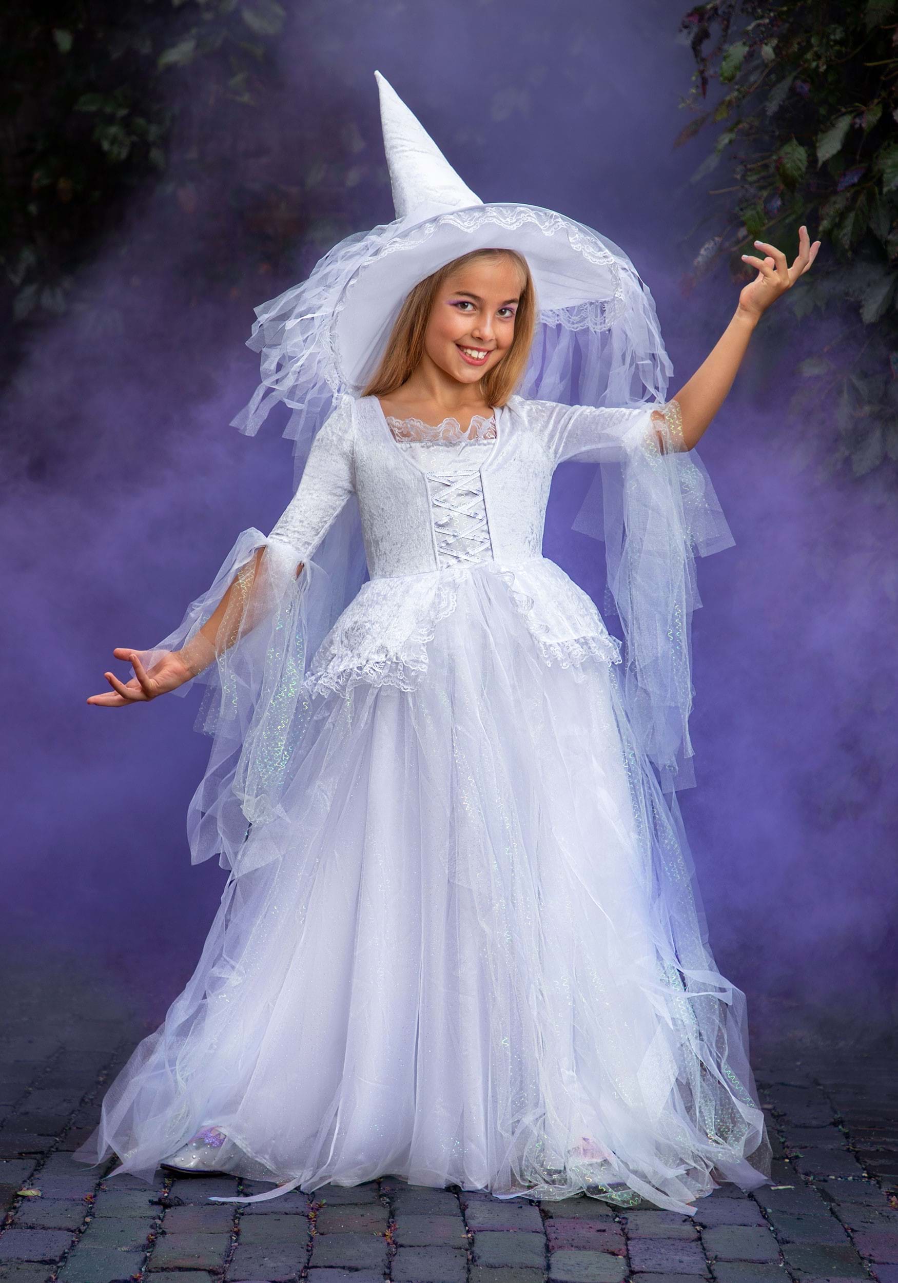 patrimonio Abolido Exclusivo Children's White Witch Costume
