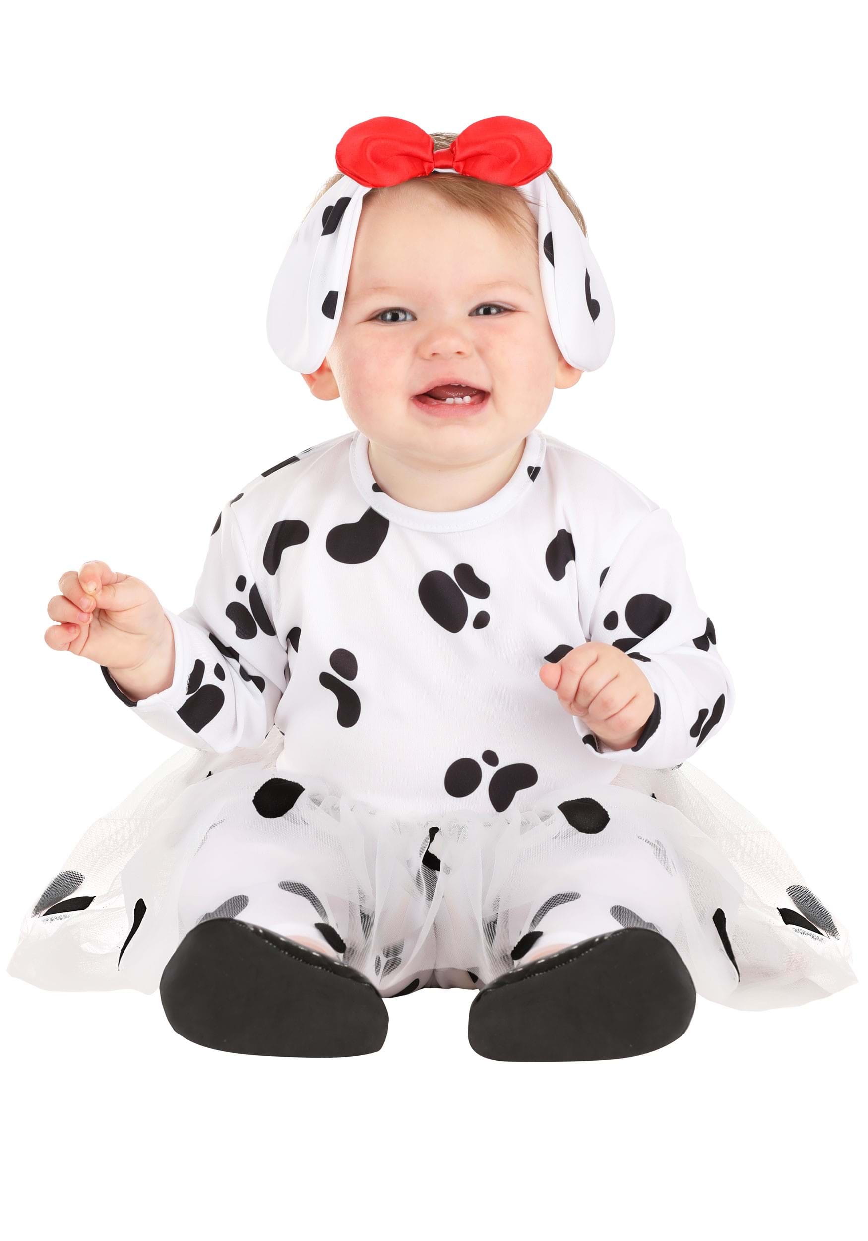 Photos - Fancy Dress FUN Costumes Adorable Dalmatian Halloween Costume for Infants | Animal Cos