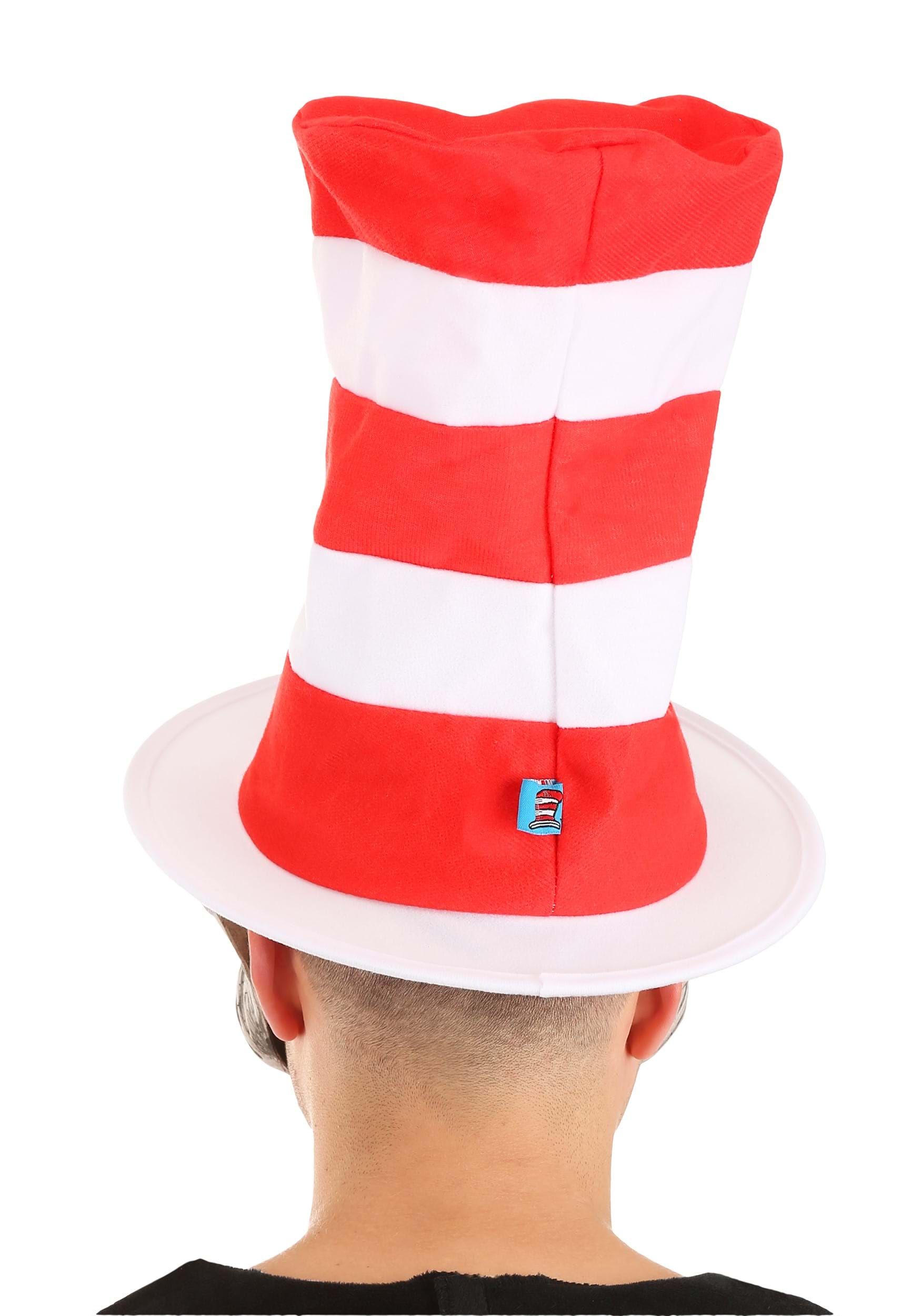 The Cat In The Hat Latex Mask & Hat Costume Kit