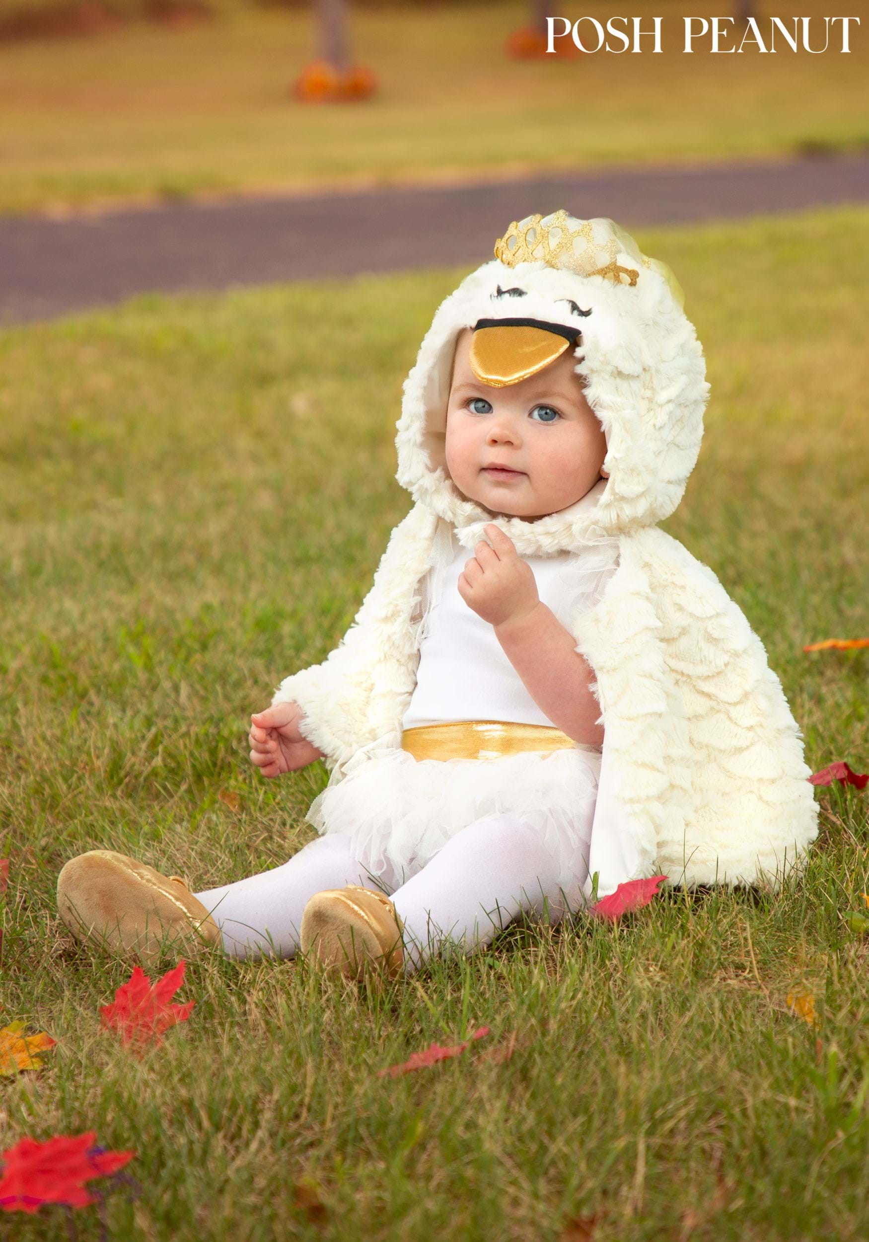 Posh Peanut Infant Odet Swan Costume