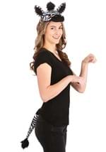 Zebra Plush Headband Tail Kit Alt 1