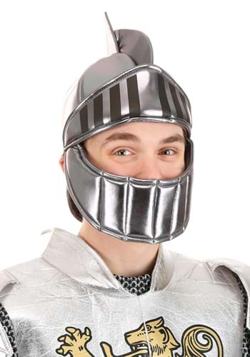 Silver Knight Plush Helmet