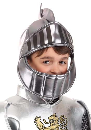 Silver Knight Costume Soft Helmet | Historical Accessories